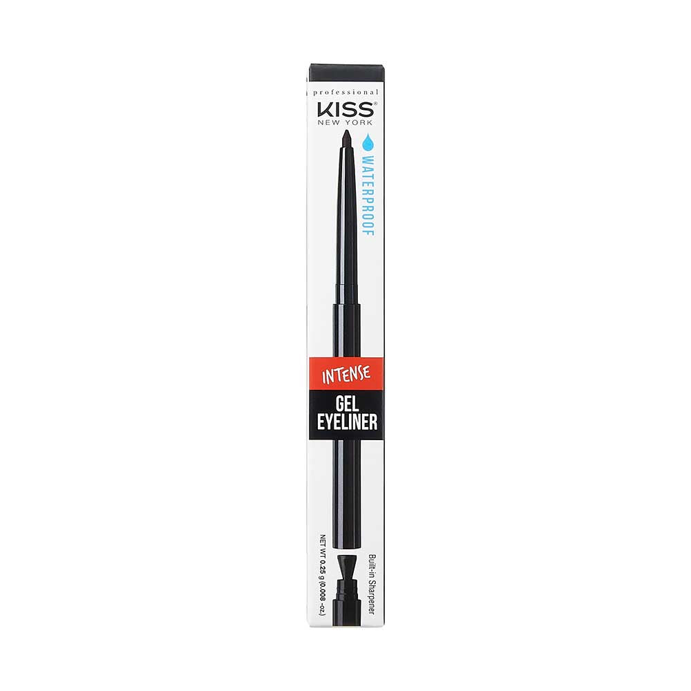 Kiss New York Professional Intense Gel Eyeliner - Black (GE01)