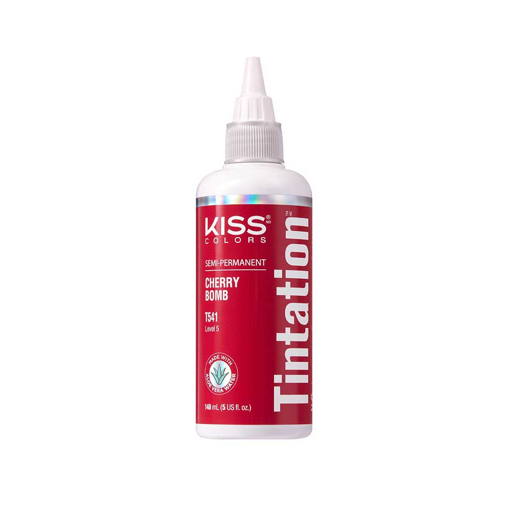 Red By Kiss Tintation Semi-Permanent Hair Color - Cherry Bomb, 5 Oz (T541)