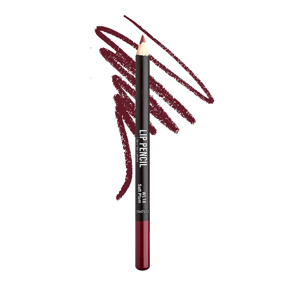 Kiss New York Professional Silky Smooth Lip Pencil Liner - Soft Plum (WL18)