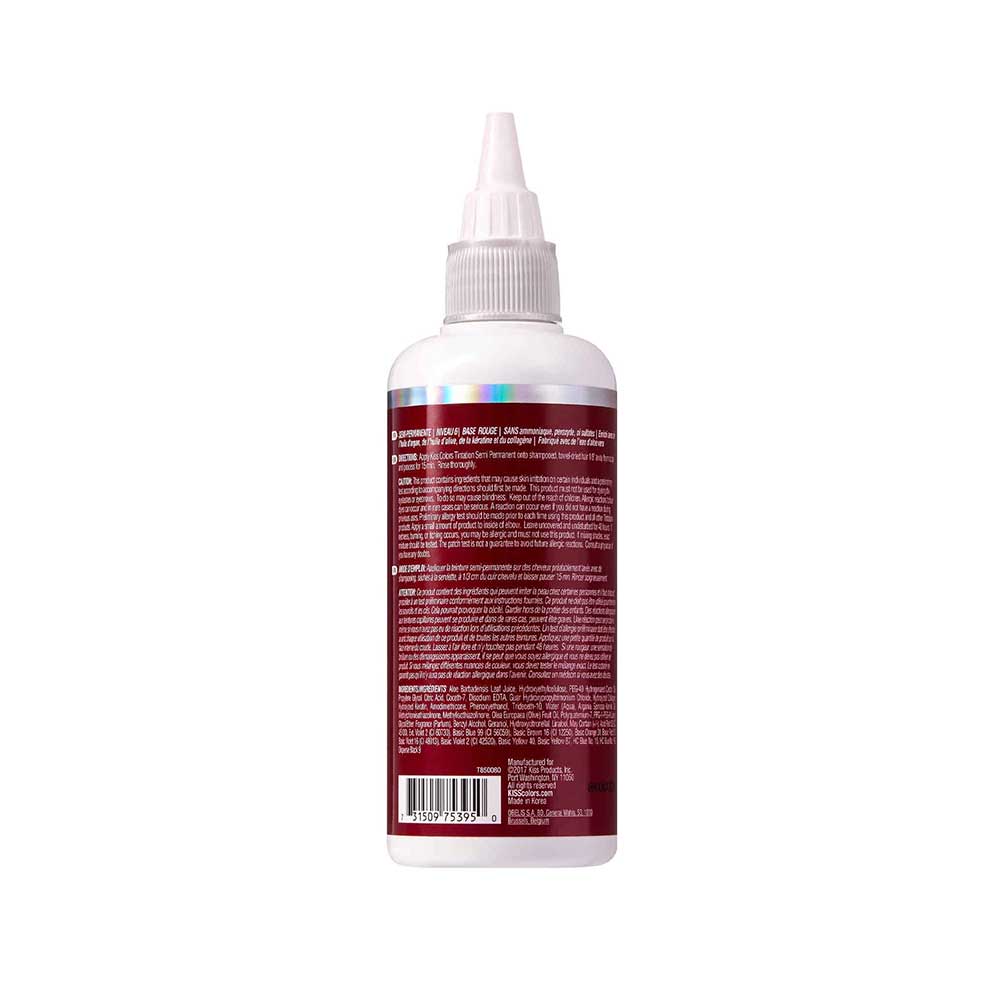 Red By Kiss Tintation Semi-Permanent Hair Color - Paprika, 5 Oz (T850)