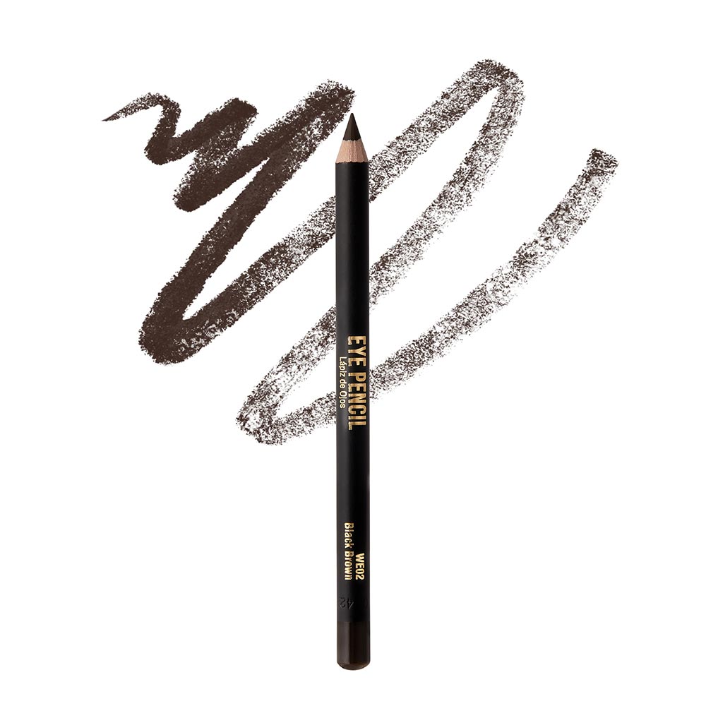 Kiss New York Professional Silky Smooth Eye Pencil Liner - Black Brown (WE02)