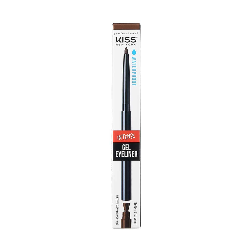 Kiss New York Professional Intense Gel Eyeliner - Brown (GE04)