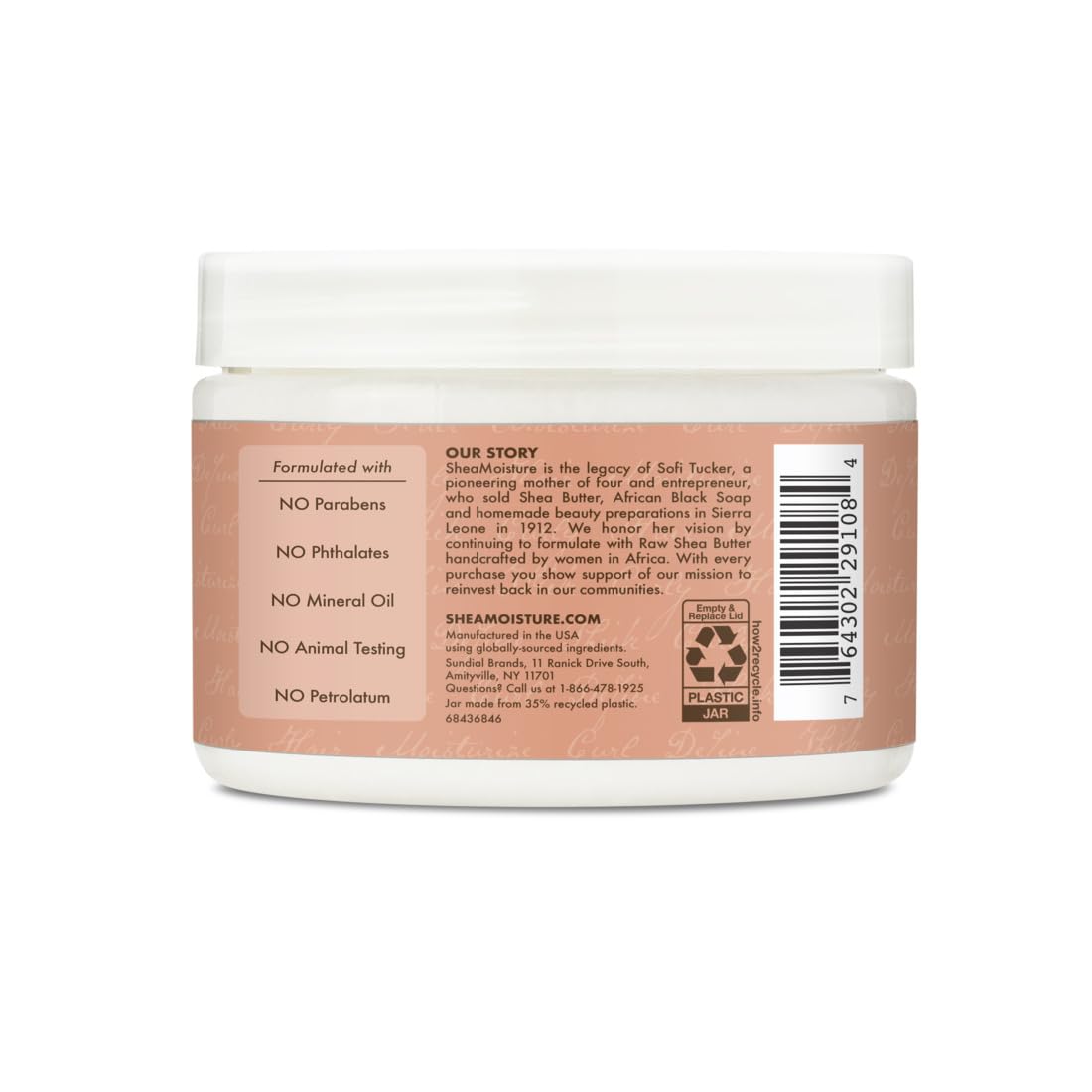 SheaMoisture Coconut & Hibiscus Curl & Shine Hair Masque, 11.5 Oz (SD29108)