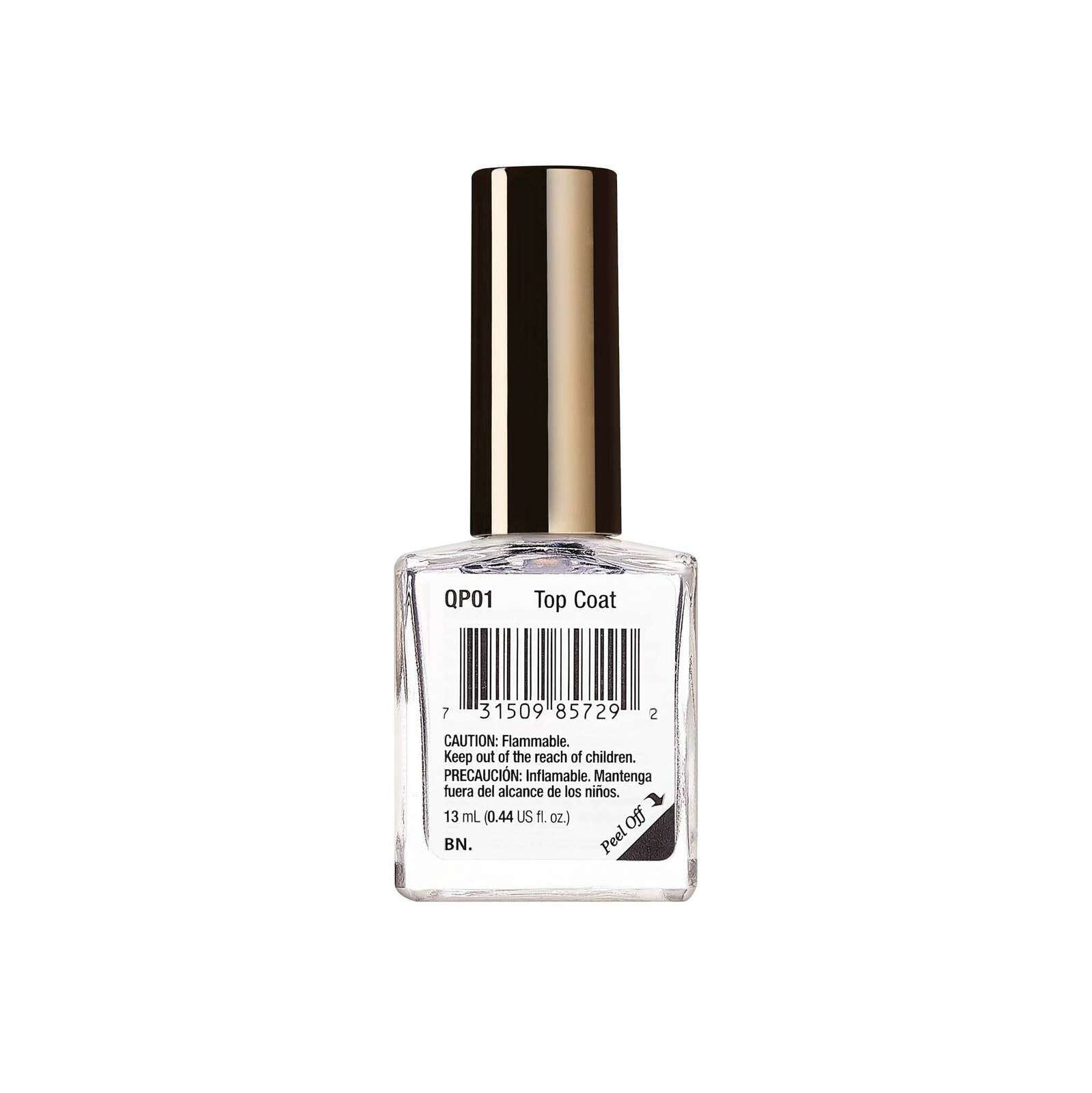 Kiss New York Professional Quick Dry Nail Polish - Top Coat, 0.44 Oz (QP01)