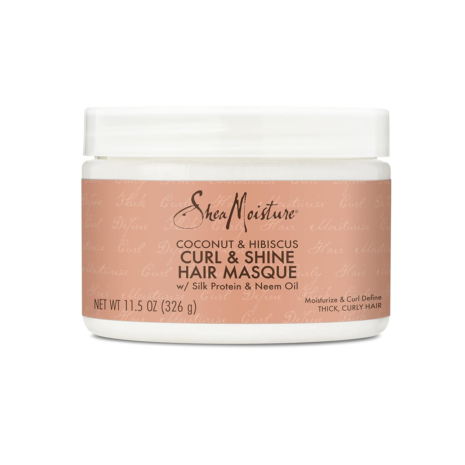 SheaMoisture Coconut & Hibiscus Curl & Shine Hair Masque, 11.5 Oz (SD29108)