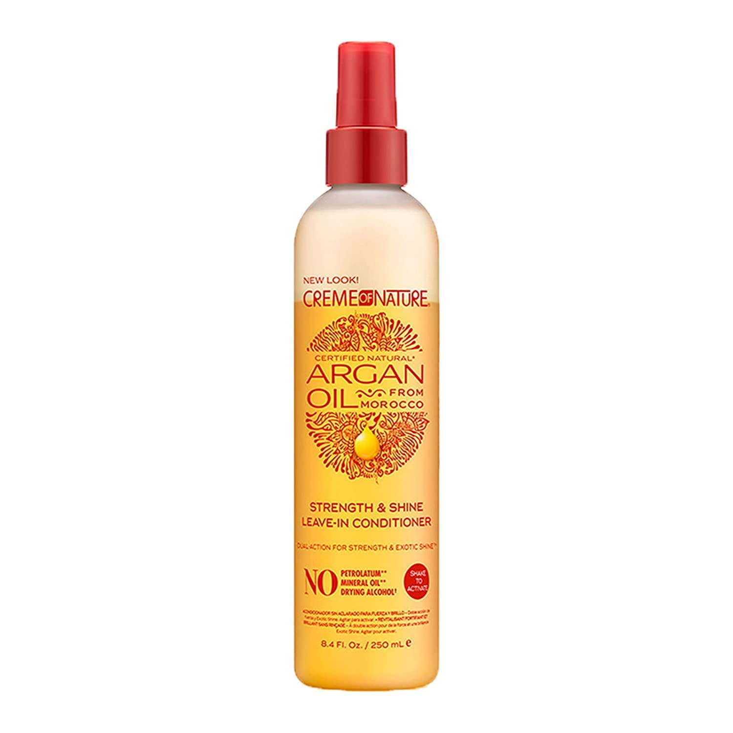 Creme of Nature Strength & Shine Leave-In Conditioner with Argan Oil, 8.4 fl oz (RR25200)