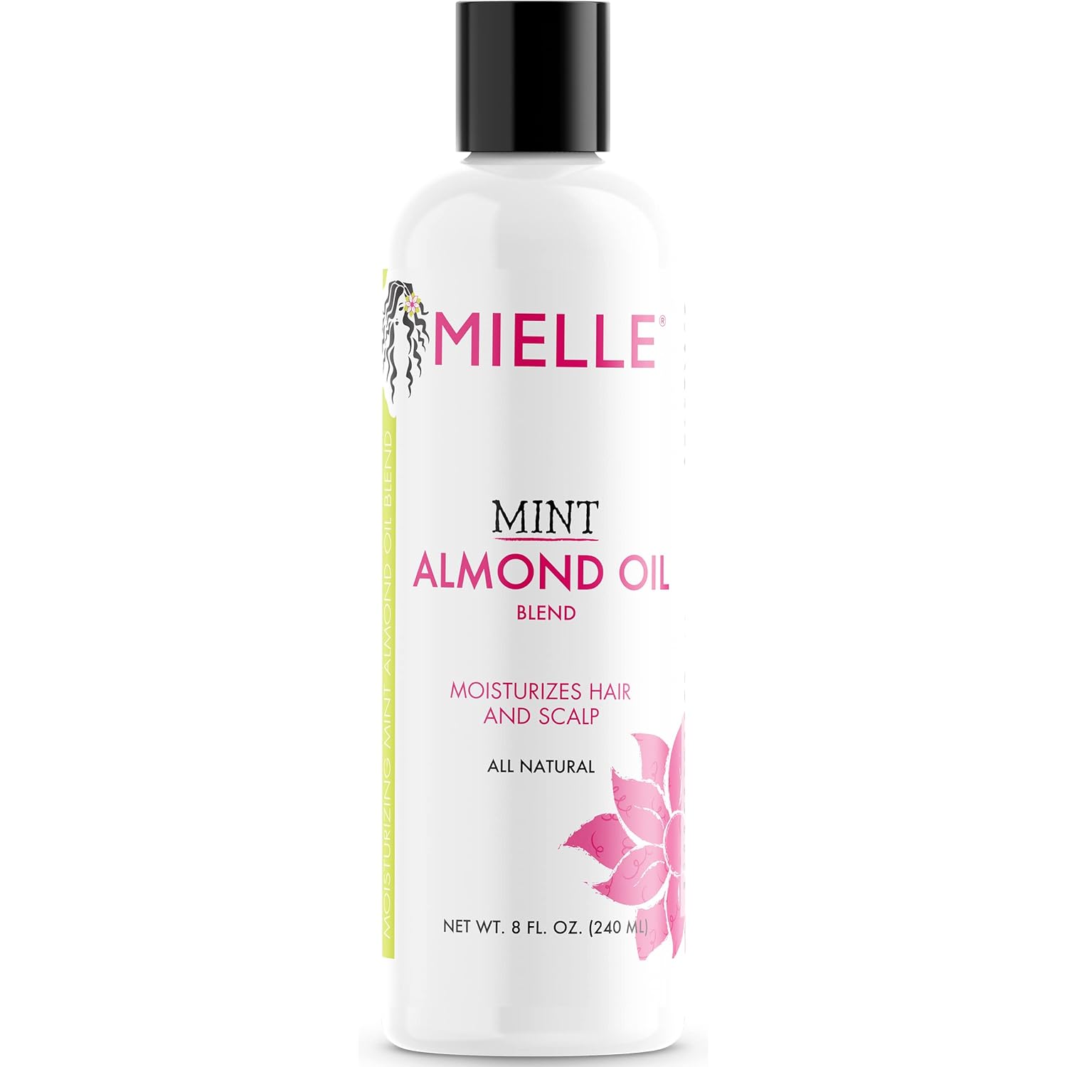 Mielle Organics Mint Almond Oil for Healthy Hair and Scalp - All Natural, 8 Oz