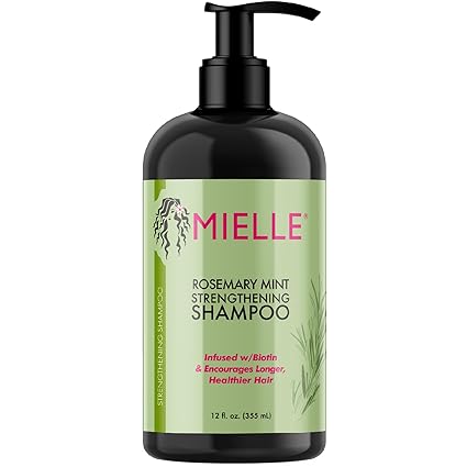 Mielle Organics Rosemary Mint Strengthening Shampoo, 12 Oz