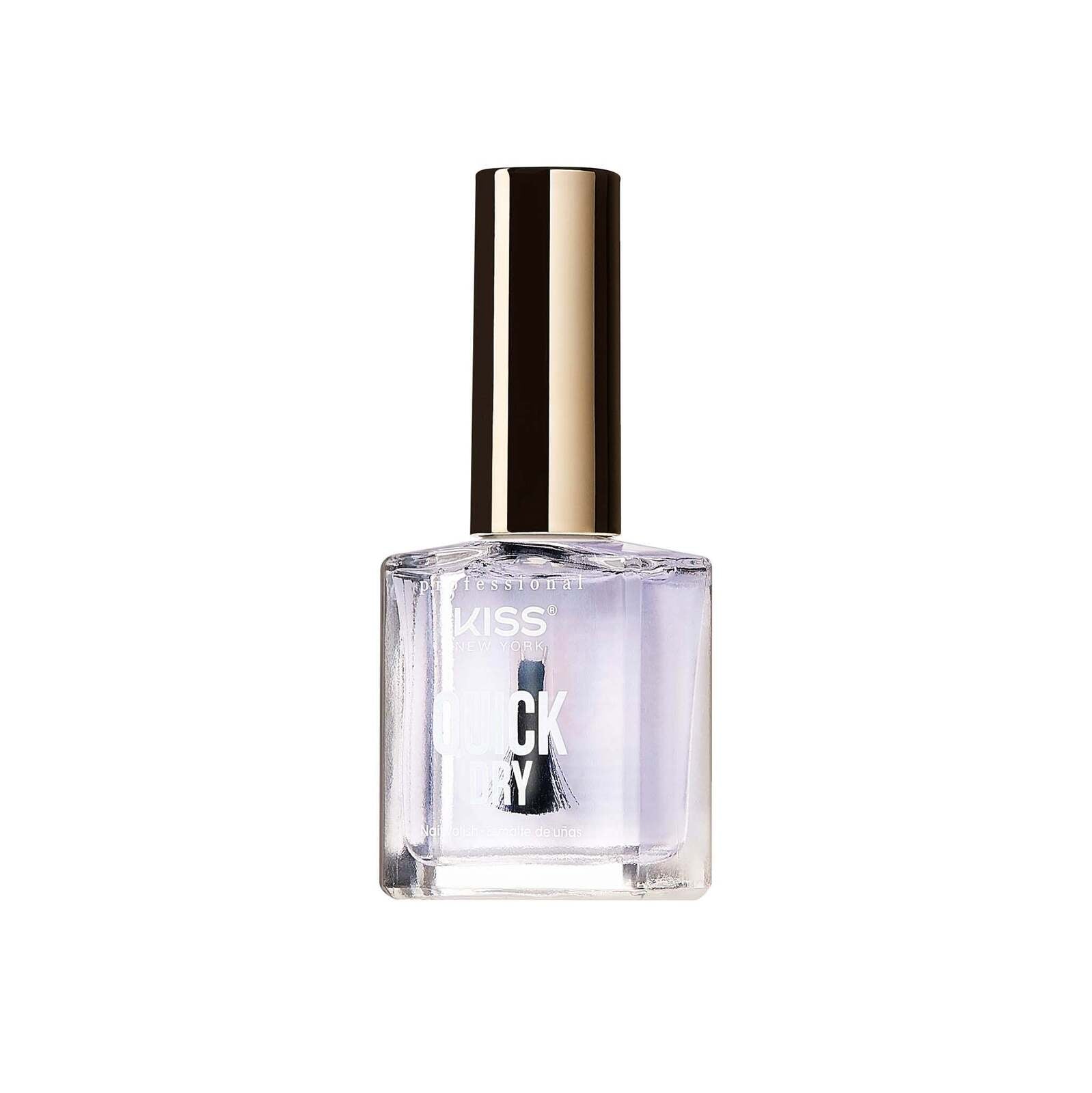 Kiss New York Professional Quick Dry Nail Polish - Top Coat, 0.44 Oz (QP01)