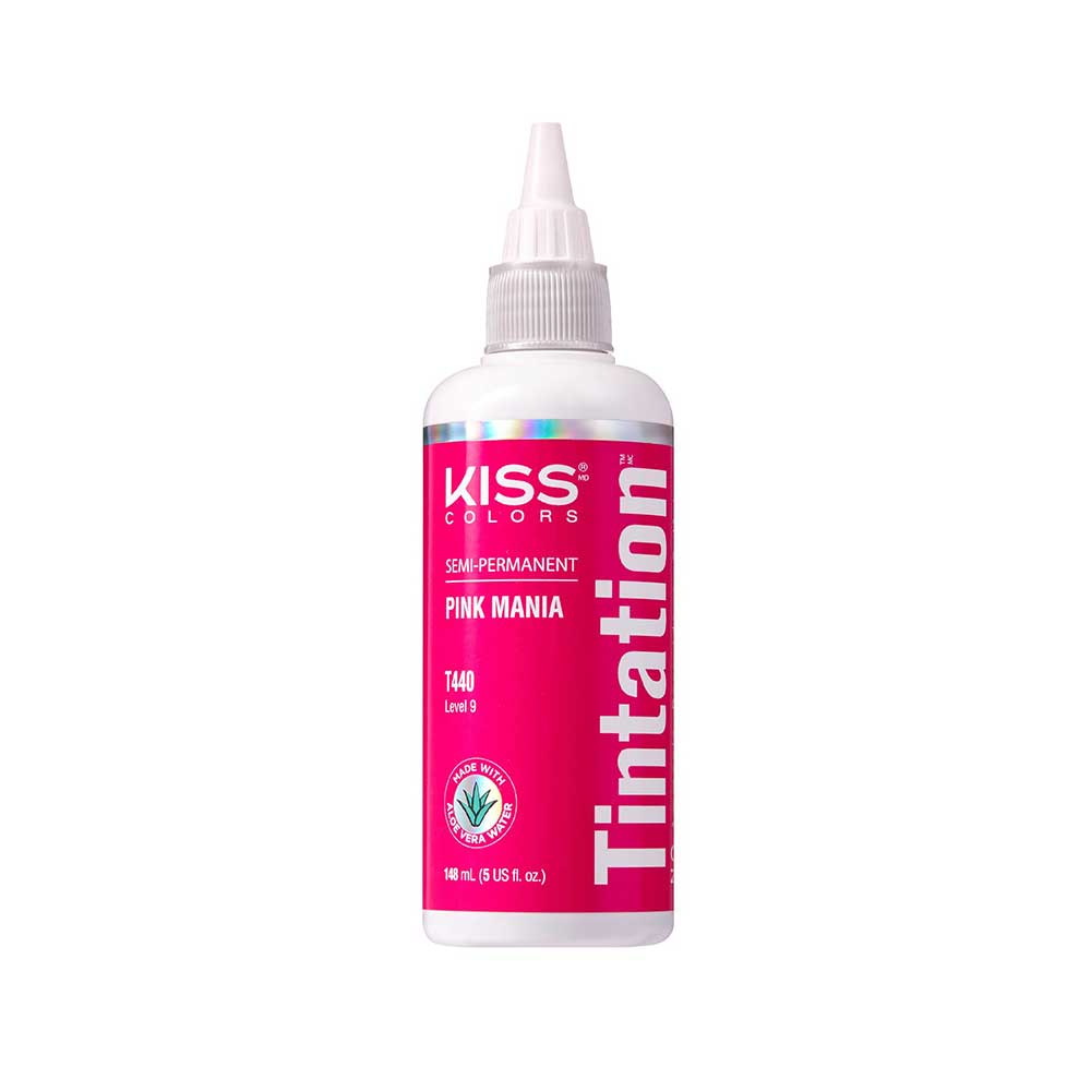 Red By Kiss Tintation Semi-Permanent Hair Color - Pink Mania, 5 Oz (T440)