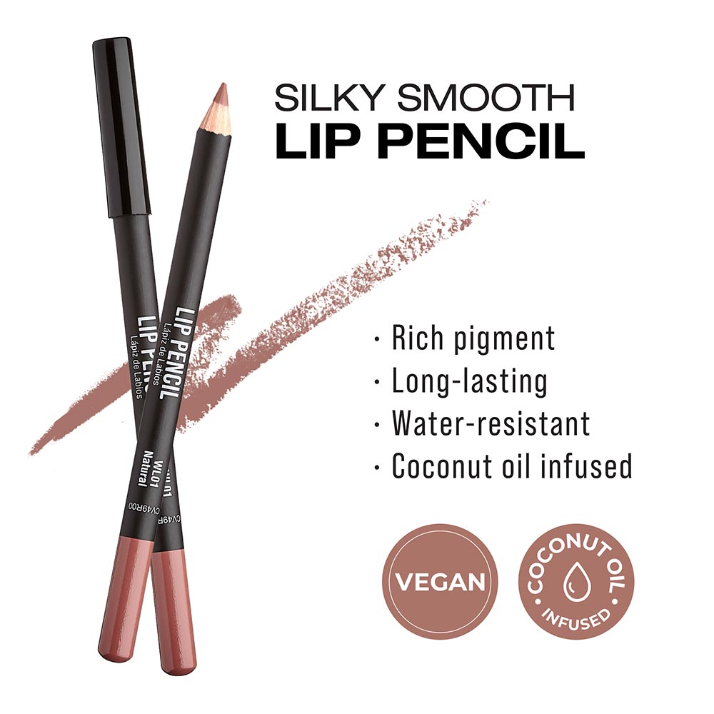 Kiss New York Professional Silky Smooth Lip Pencil Liner - Nude (WL02)