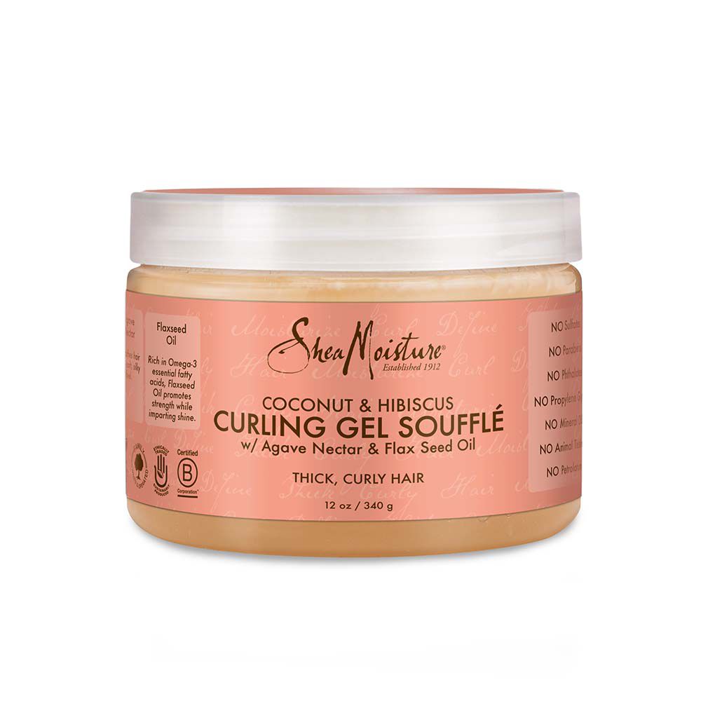 SheaMoisture Coconut & Hibiscus Curling Gel Souffle, 12 Oz (SD29031)