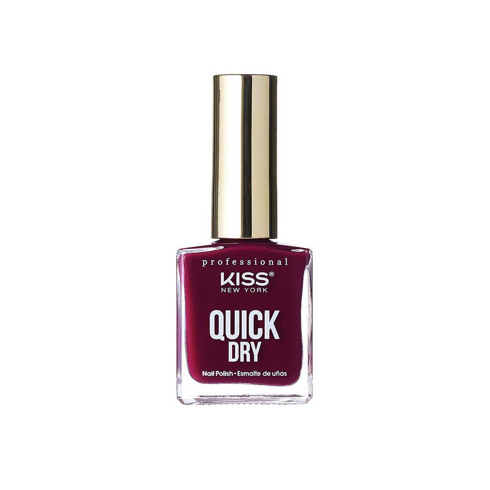 Kiss New York Professional Quick Dry Nail Polish - Wrathberry, 0.44 Oz (QP26)