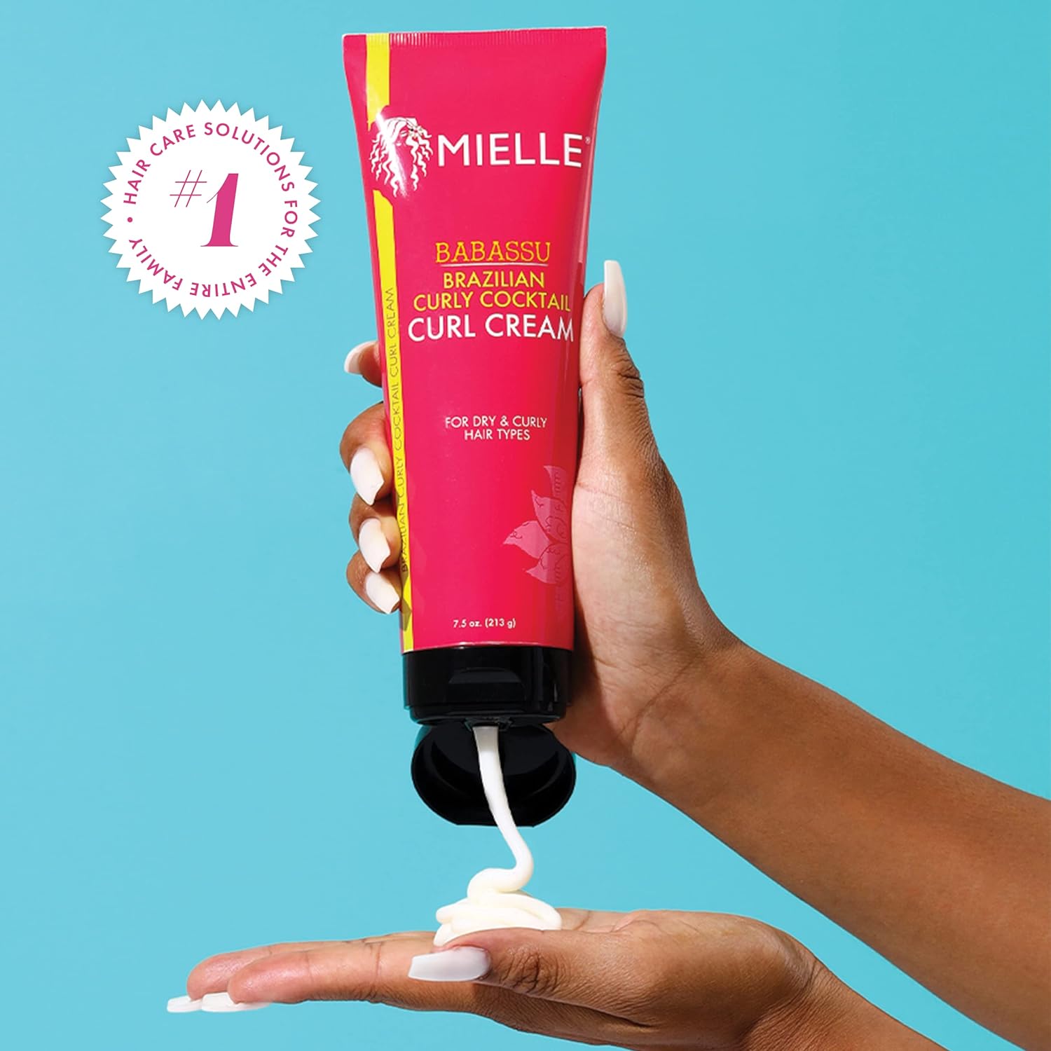 Mielle Organics Brazilian Curly Cocktail Curl Cream, 7.5 Oz