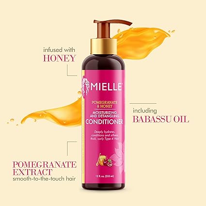 Mielle Organics Pomegranate & Honey Detangling Conditioner, 12 Oz