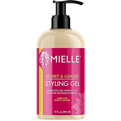 Mielle Organics Honey & Ginger Styling Gel, 13 Oz