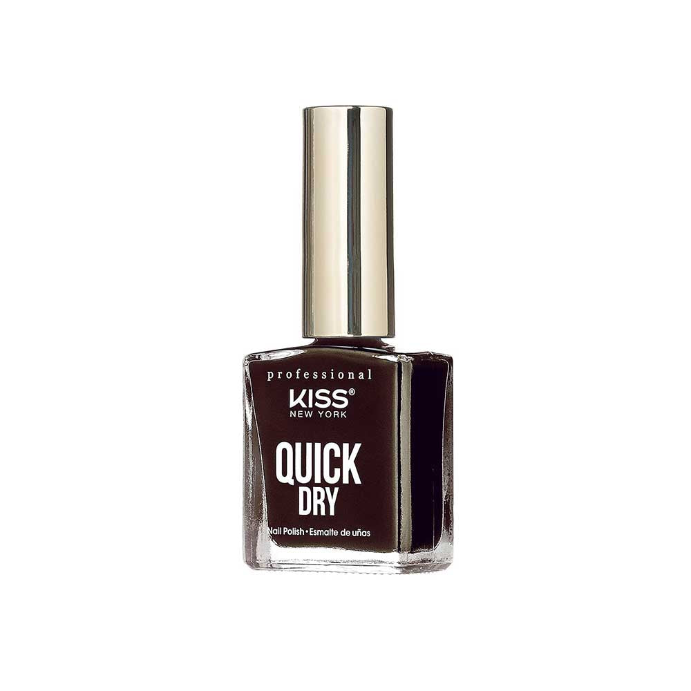 Kiss New York Professional Quick Dry Nail Polish - Choco Fondue, 0.44 Oz (QP28)