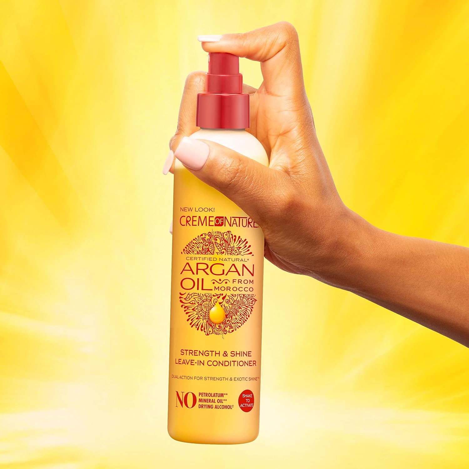 Creme of Nature Strength & Shine Leave-In Conditioner with Argan Oil, 8.4 fl oz (RR25200)