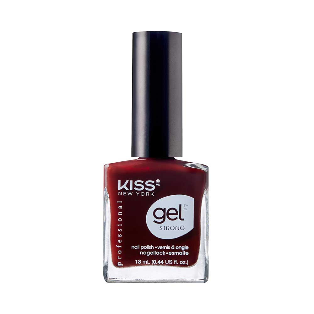 Kiss New York Professional Gel Strong Nail Polish - Vampire, 0.44 Oz (KNP015)