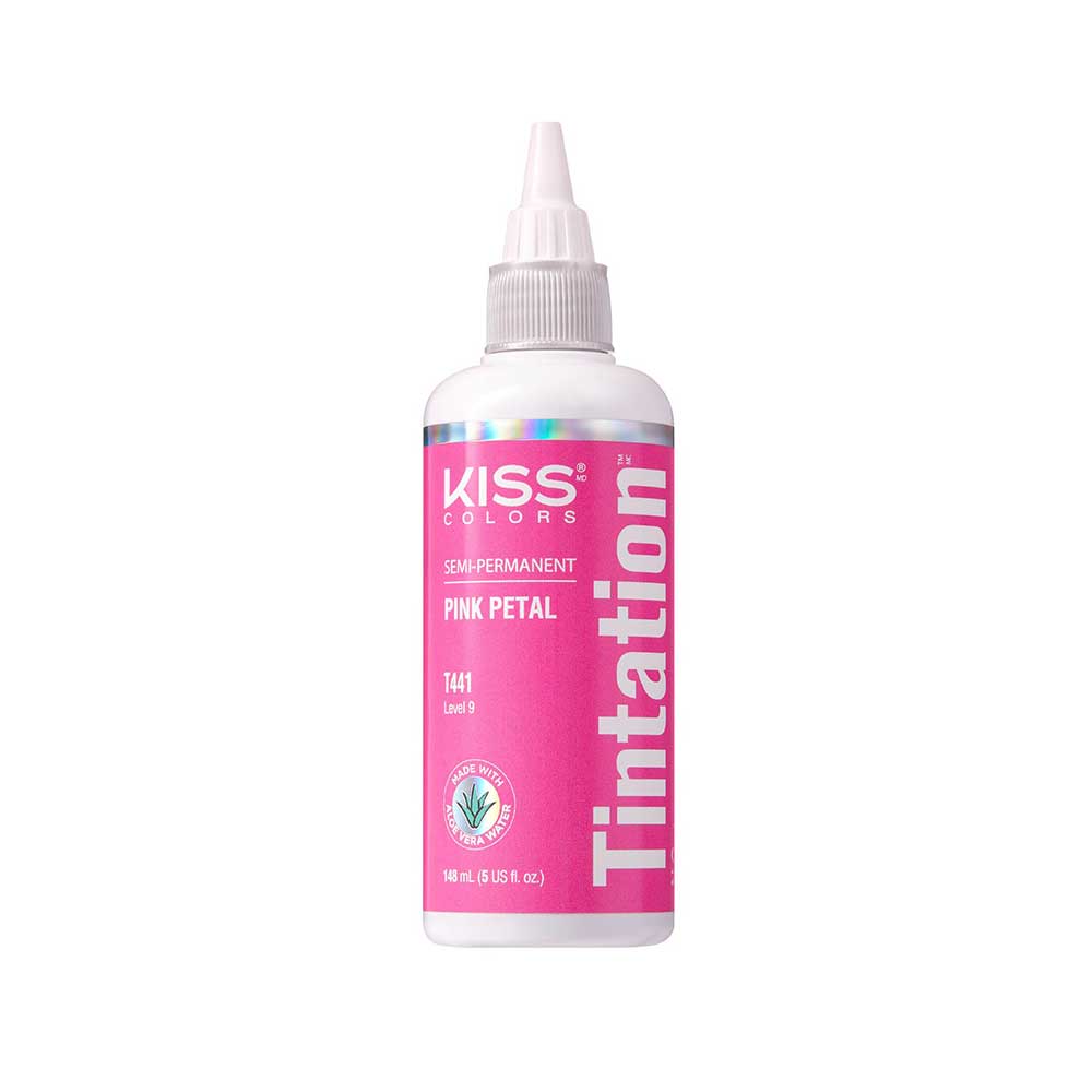 Red By Kiss Tintation Semi-Permanent Hair Color - Pink Petal, 5 Oz (T441)