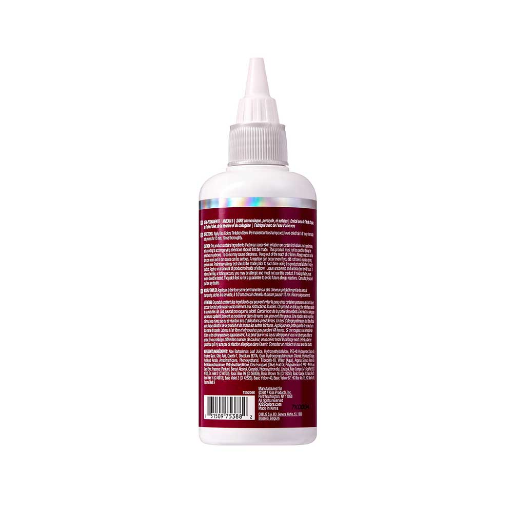 Red By Kiss Tintation Semi-Permanent Hair Color - Red Velvet, 5 Oz (T552)