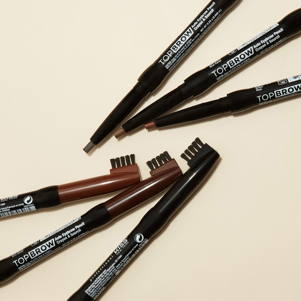 Kiss New York Professional Top Brow Auto Pencil - Black (KBAP06)