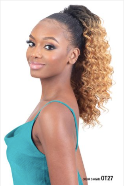 Deep Curl 16" Gardenia Ponytail