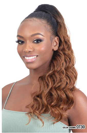 Loose Deep 22" Gardenia Ponytail