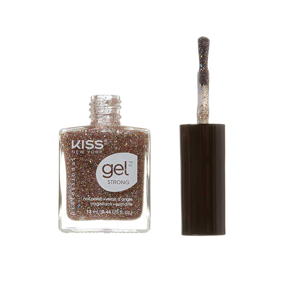 Kiss New York Professional Gel Strong Nail Polish - Princess Tears, 0.44 Oz (KNP076)