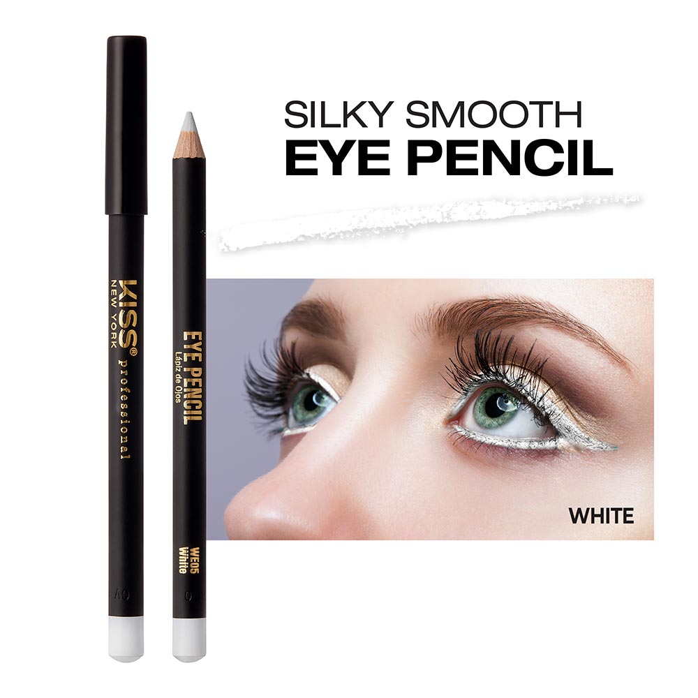 Kiss New York Professional Silky Smooth Eye Pencil Liner - White (WE05)