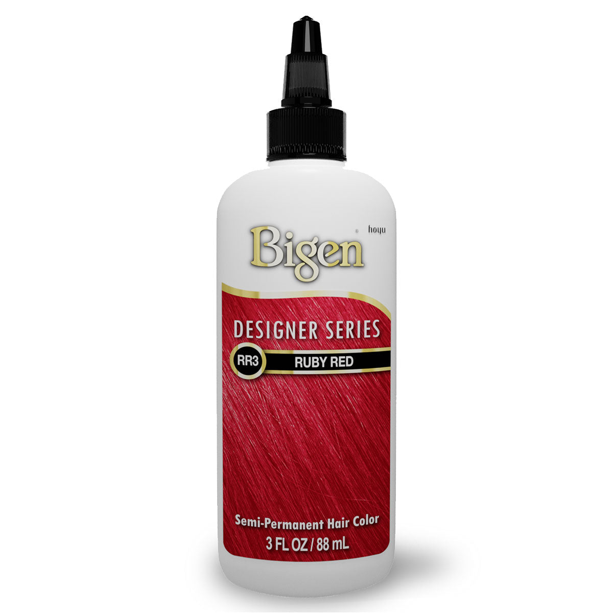 Bigen Designer Series Semi-Permanent Hair Color RR3 Ruby Red, 3 Oz (NCRR3)