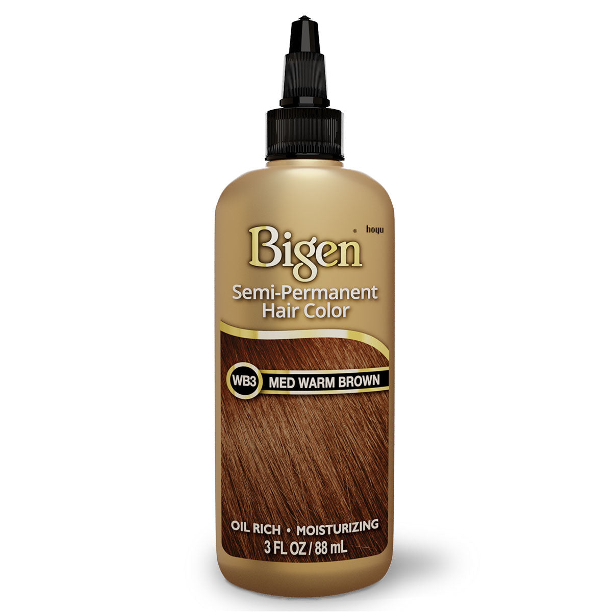 Bigen Designer Semi-Permanent Hair Color WB3 Medium Warm Brown, 3 Oz (NCWB3)