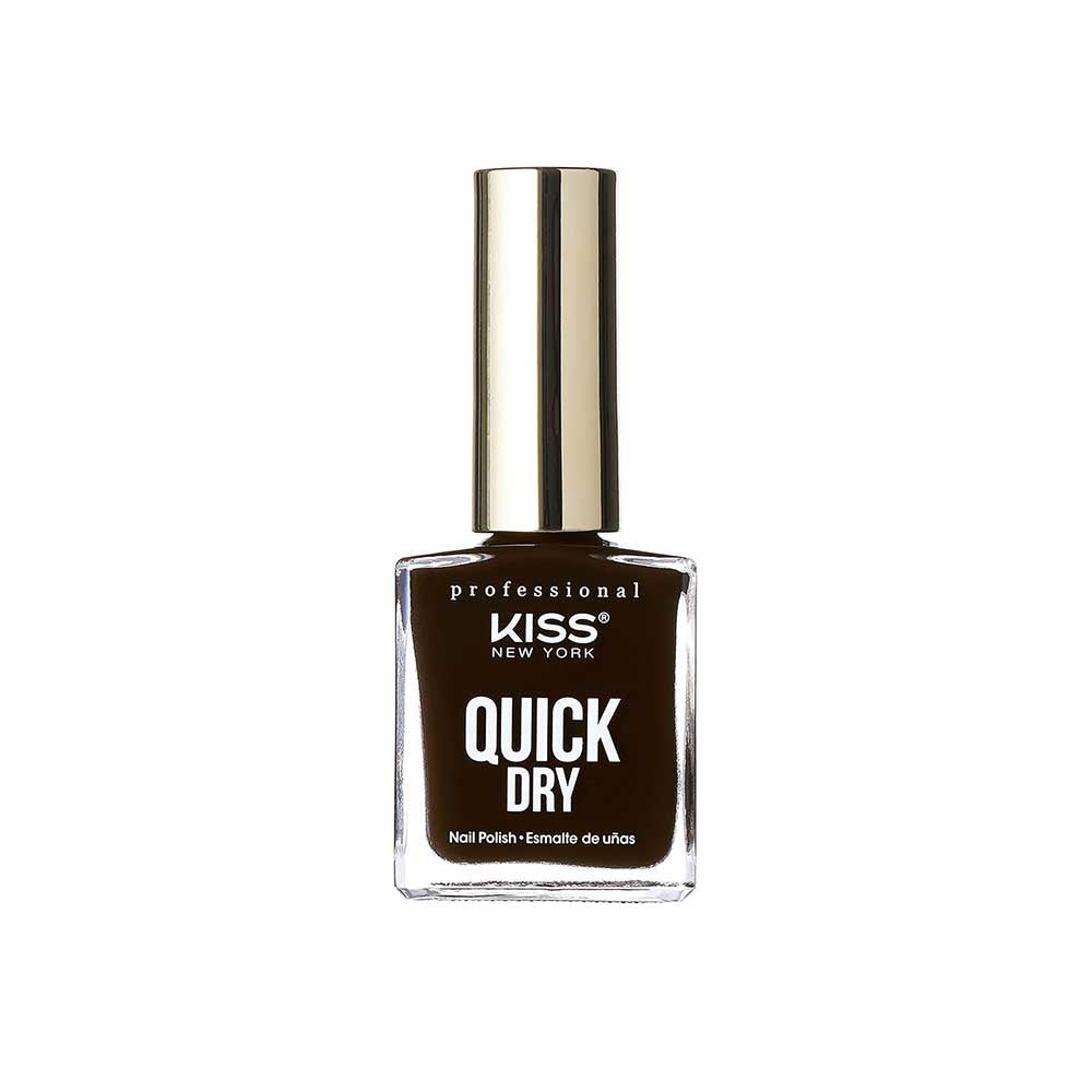 Kiss New York Professional Quick Dry Nail Polish - Choco Fondue, 0.44 Oz (QP28)