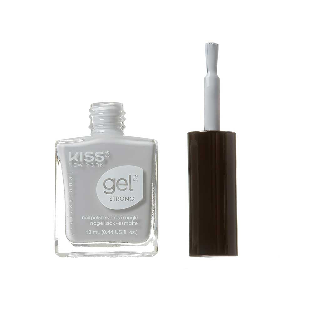 Kiss New York Professional Gel Strong Nail Polish - Gloomy Cloud, 0.44 Oz (KNP079)