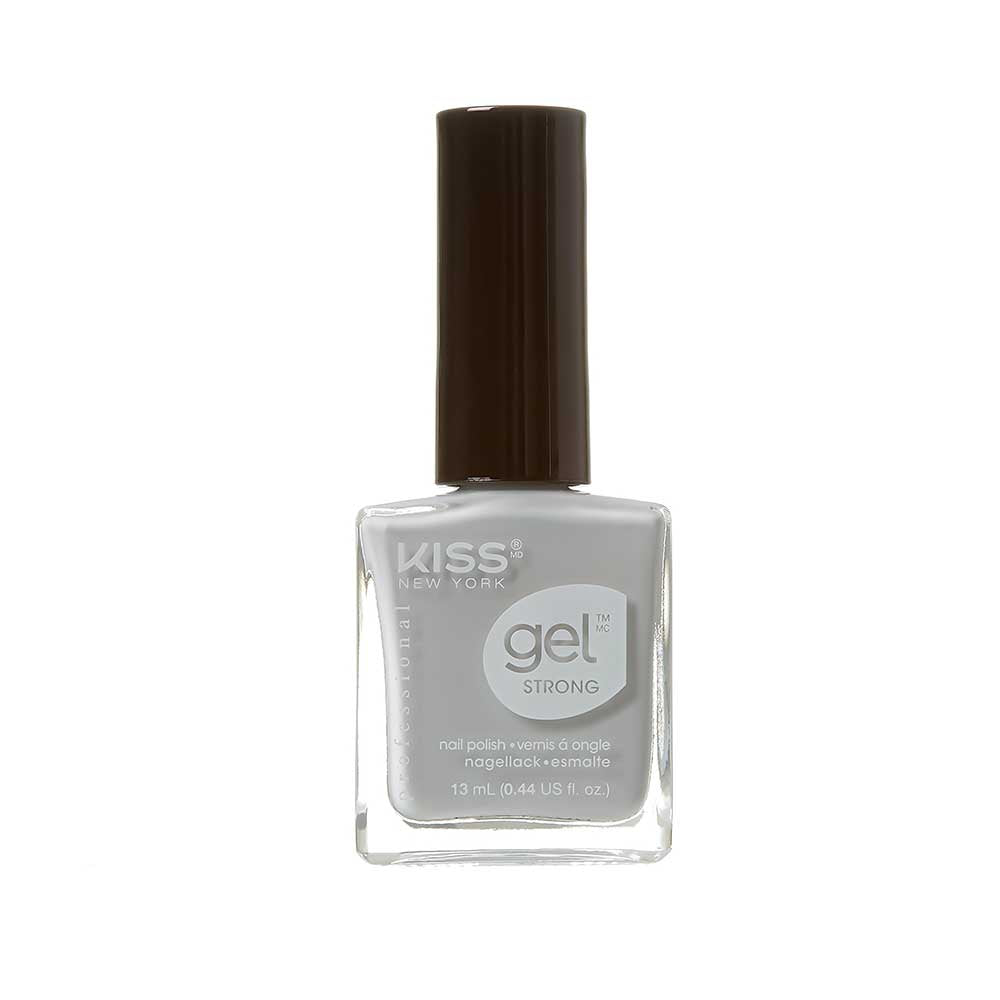 Kiss New York Professional Gel Strong Nail Polish - Gloomy Cloud, 0.44 Oz (KNP079)