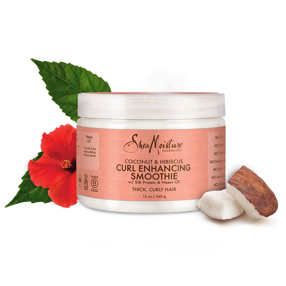 SheaMoisture Coconut & Hibiscus Curl Enhancing Smoothie, 12 Oz (SD29022)