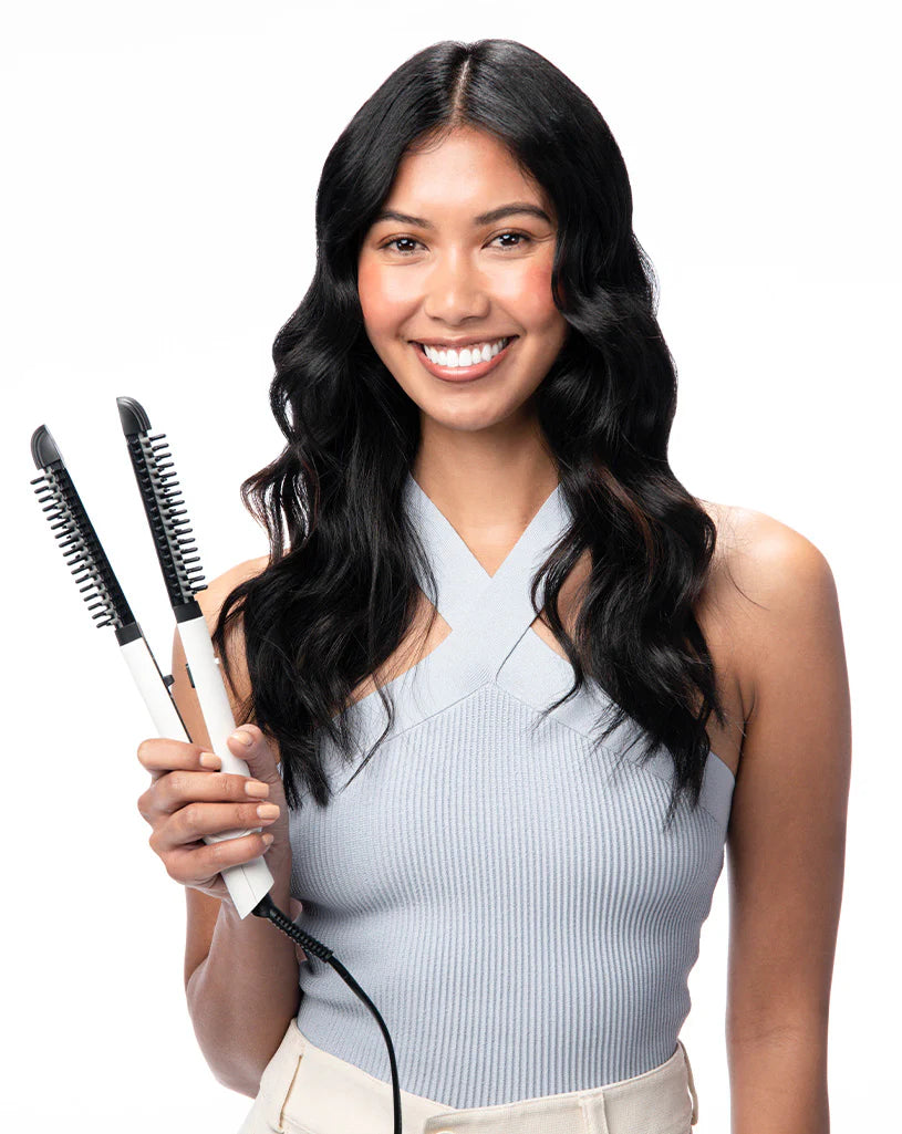 Freestyle Max 1” Heated Round Brush with Flat Iron