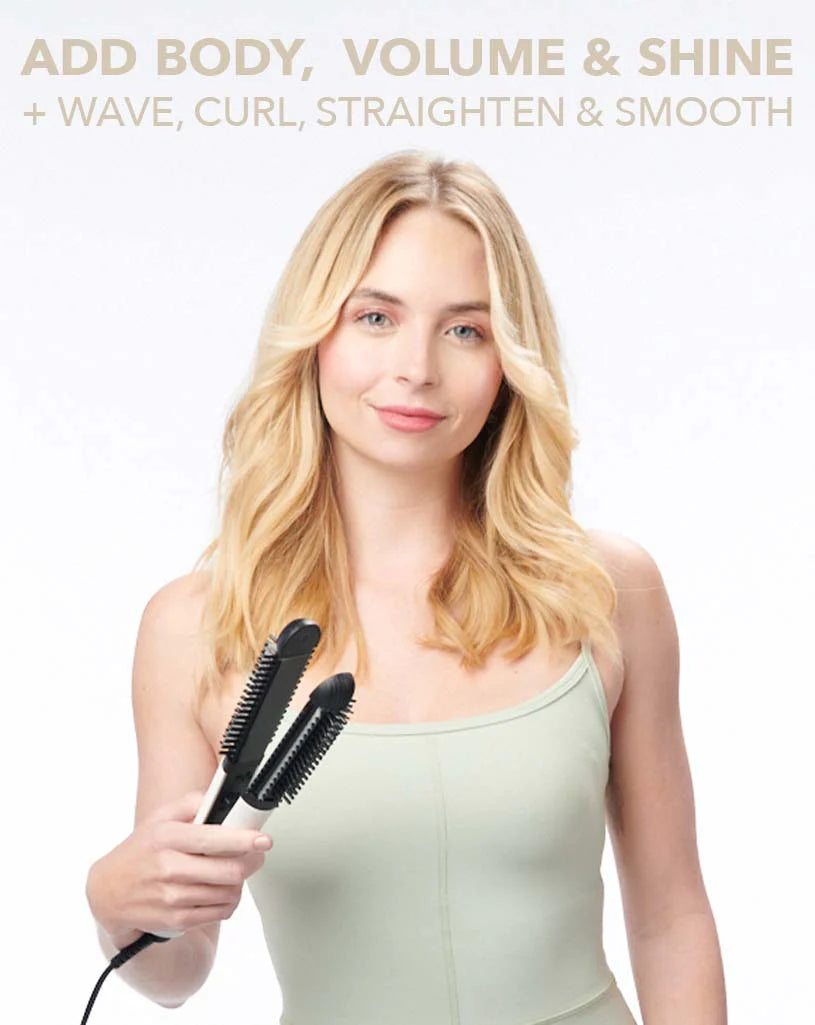 Freestyle Max 1” Heated Round Brush with Flat Iron